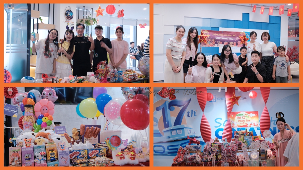 HỘI CHỢ TRUNG THU OSP 2025 – "CHỢ PHIÊN TUỔI THƠ" RỘN RÀNG, ẤM ÁP VÀ TRÀN NGẬP TIẾNG CƯỜI