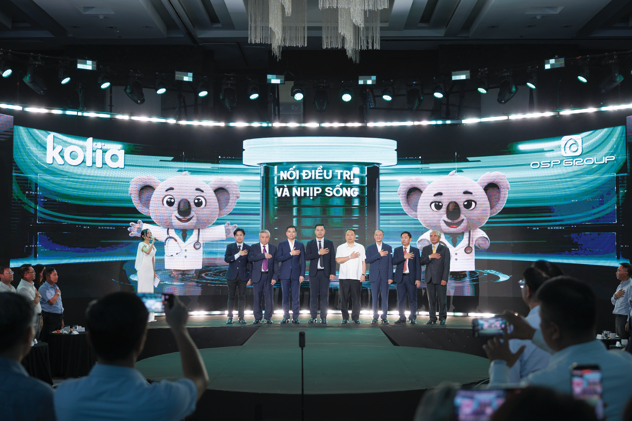 Sự kiện ra mắt KOLIA - Dấu ấn công nghệ tự hào của OSP Group trên hành trình chăm sóc sức khỏe người Việt
